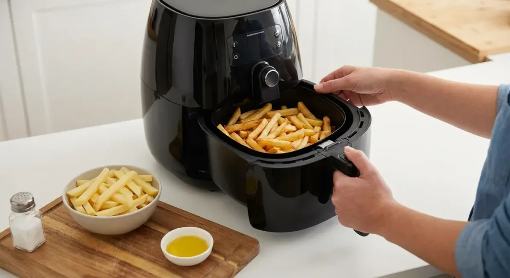 korzystanie z airfryera