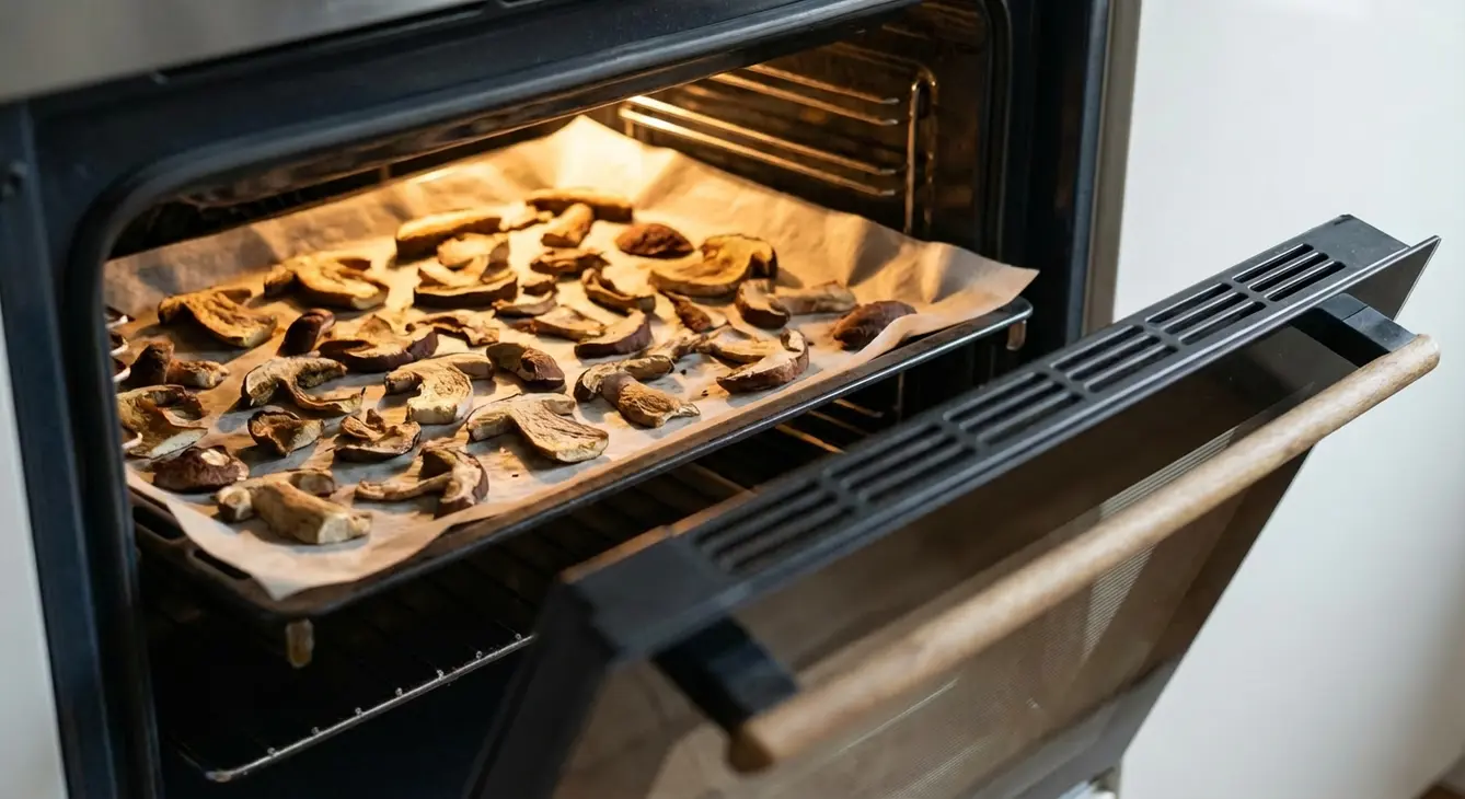 suszenie grzybów w piekarniku