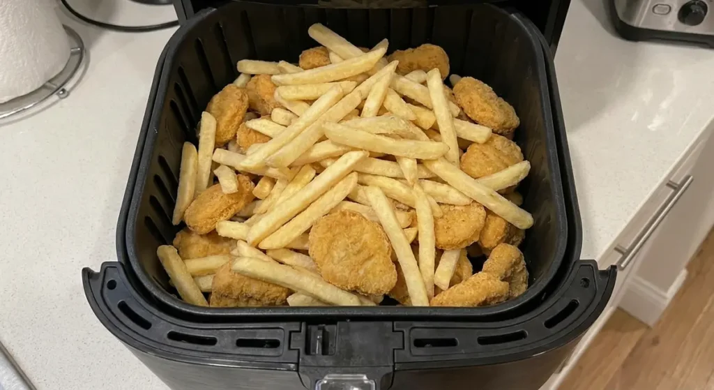 Przepełnianie kosza w airfryer