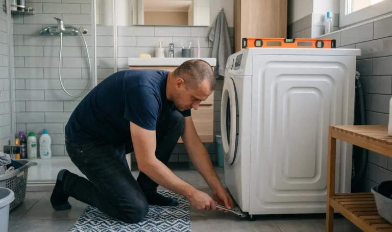 jak wypoziomować pralkę