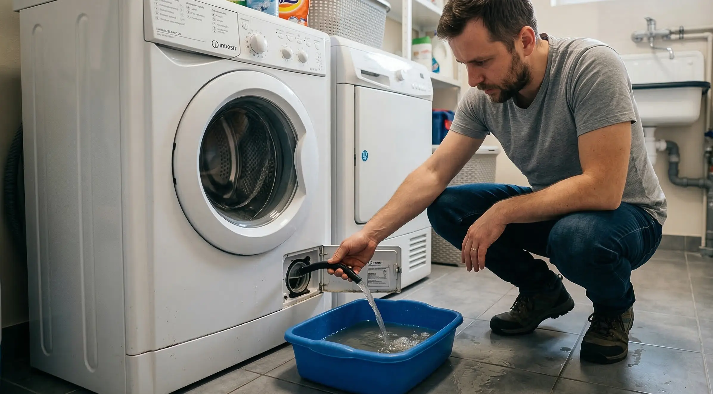 Jak spuścić wodę z pralki? Sprawdzone metody krok po kroku