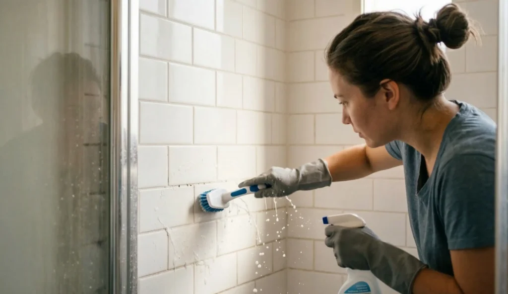 Czarna pleśn na fugach